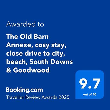 The Old Barn Annexe, Cosy Stay, Close Drive To City, Beach, South Downs & Goodwood Chichester Eksteriør bilde